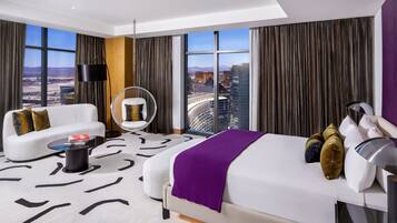 Two Bedroom Chelsea Penthouse | Egyptinpuuvillaiset lakanat, ylelliset vuodevaatteet, untuvapeitot