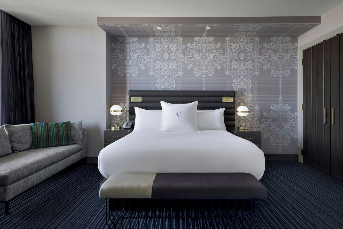 Terrace Suite Fountain View | Egyptian cotton sheets, premium bedding, down comforters, pillowtop beds