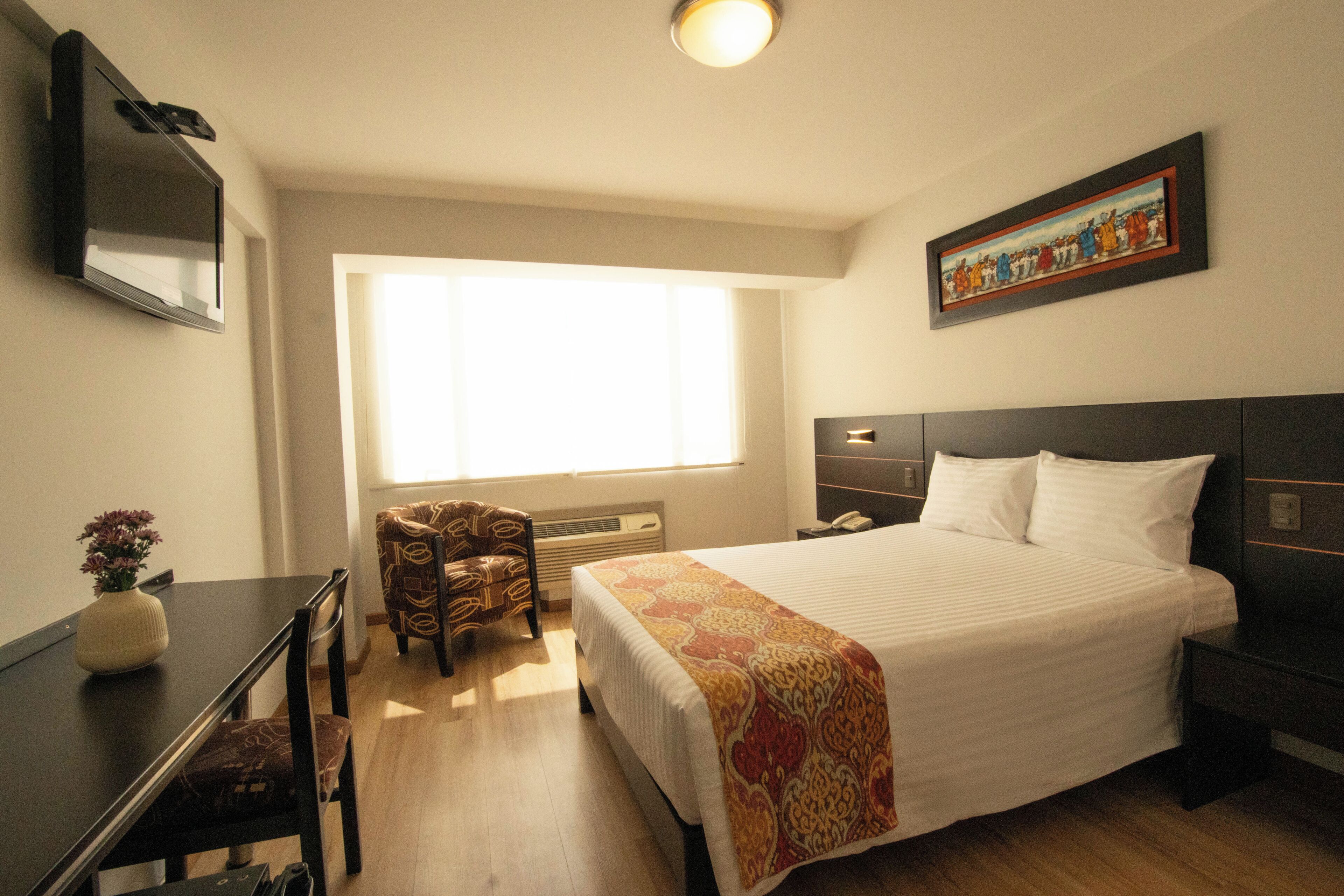 Minibar, in-room safe, desk, laptop workspace