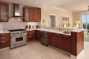 Full-size fridge, microwave, oven, stovetop at The Residences at Siesta Key Beach by Hyatt Vacation Club