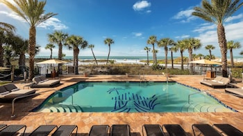 Outdoor pool, free cabanas at The Residences at Siesta Key Beach by Hyatt Vacation Club
