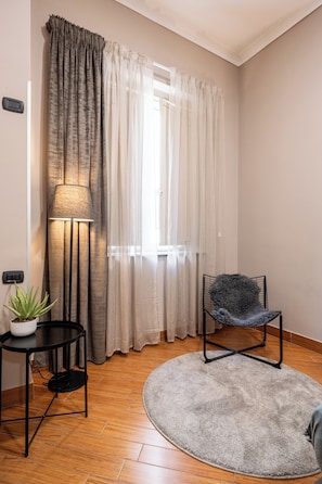 Biancheria da letto di alta qualità, minibar, una scrivania