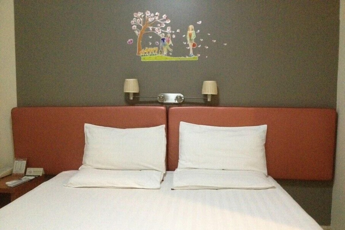 Economy Double Room, No Windows | Desk, blackout curtains, iron/ironing board, free wired Internet