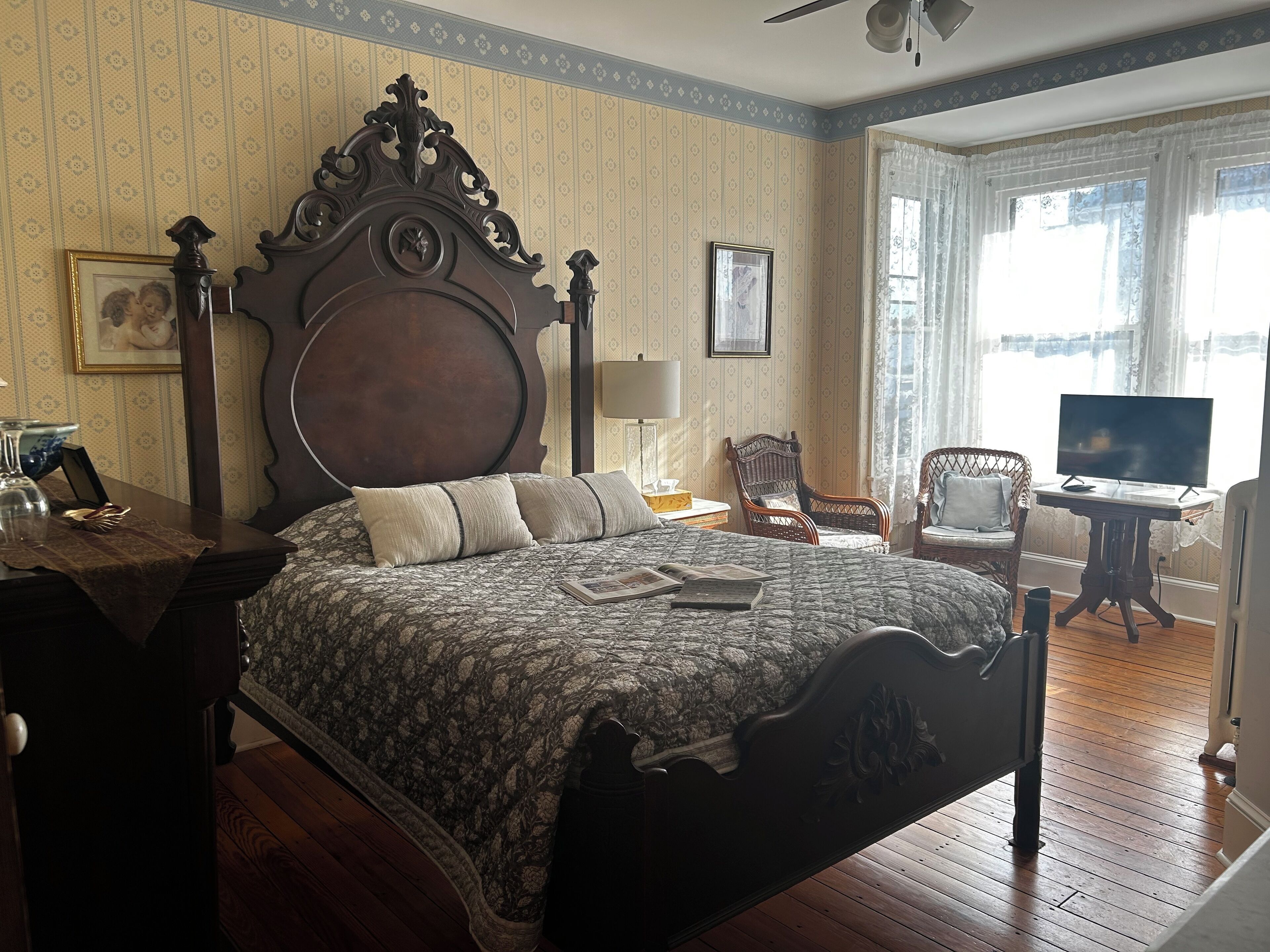 Individually decorated, individually furnished, blackout curtains