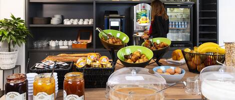Daily buffet breakfast (EUR 12 per person)