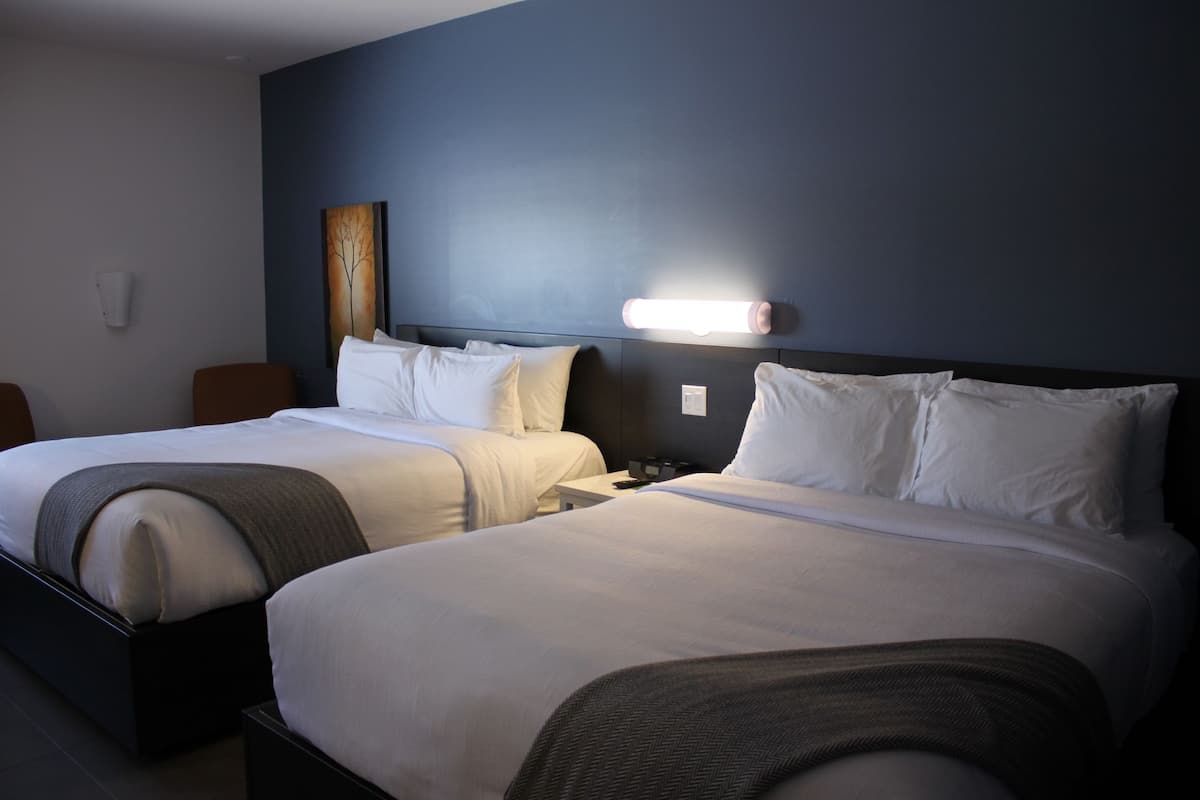 Standard Room, 2 Queen Beds | In-room safe, desk, iron/ironing board, free WiFi