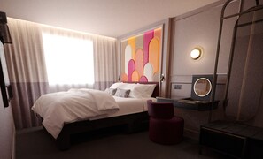 Premium bedding, in-room safe, desk, laptop workspace