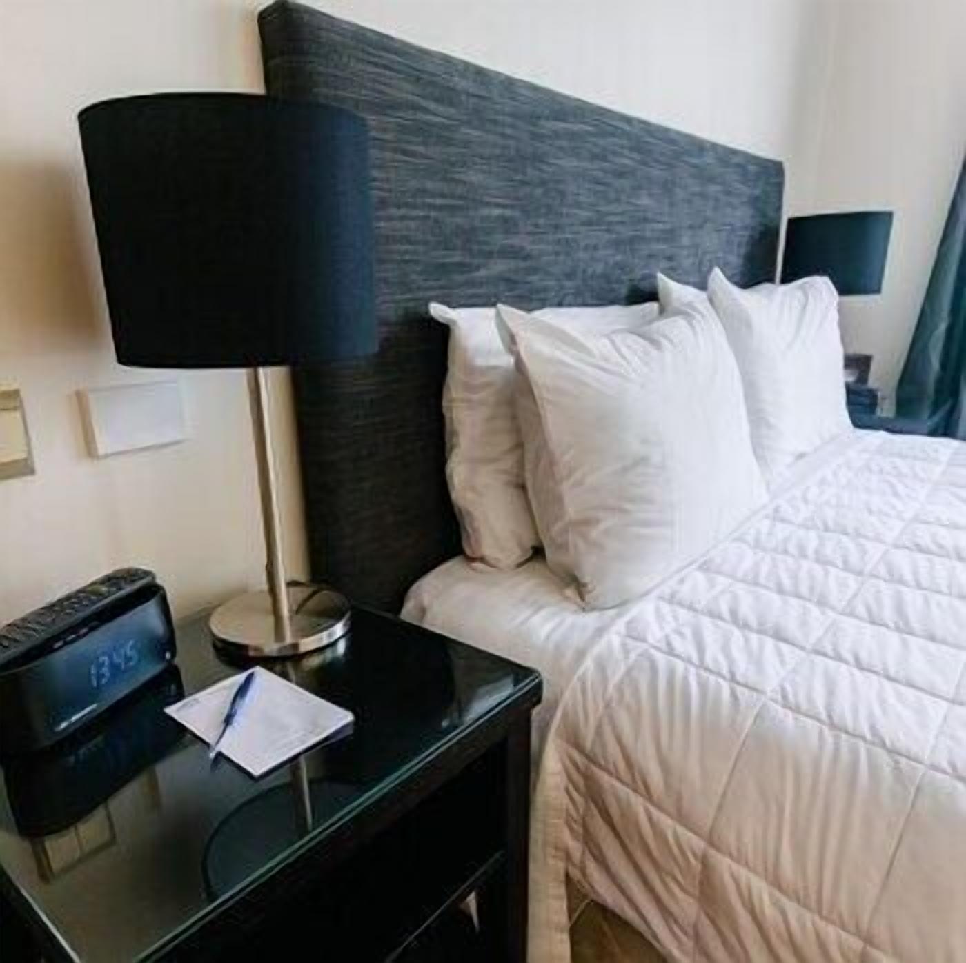 Hypo-allergenic bedding, free minibar items, in-room safe