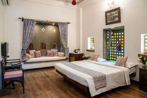 Heritage A/C Room | 1 bedroom, premium bedding, blackout drapes, free WiFi - Udaigarh (Udaipur)