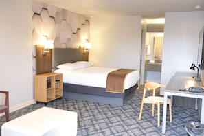 Ropa de cama de alta calidad y escritorio