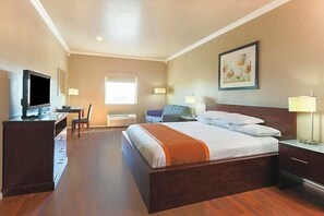 Desk, blackout curtains, iron/ironing board, free WiFi