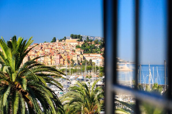 Blick von der Unterkunft