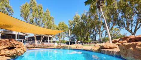 2 Bedrooms Pool View Cabin | Free WiFi, bed sheets