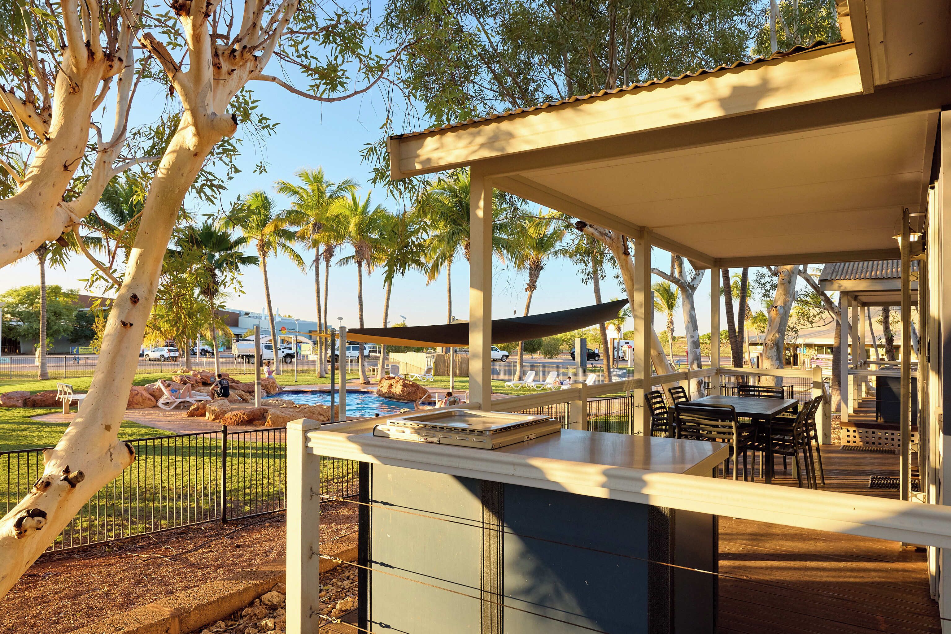  2 Bedrooms Pool View Cabin | Terrace/patio