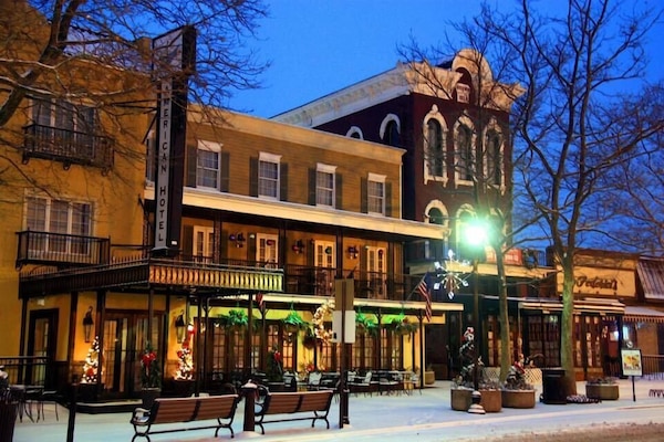 Front of property – evening/night