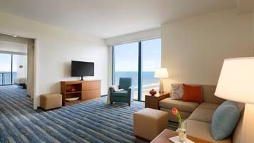 Een flatscreentelevisie