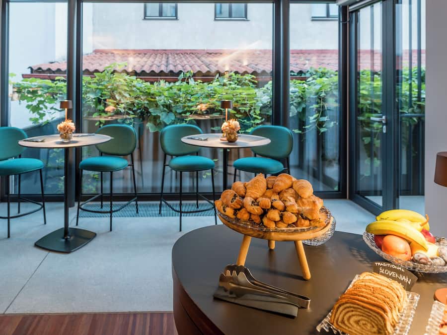 Daily buffet breakfast (EUR 18 per person)