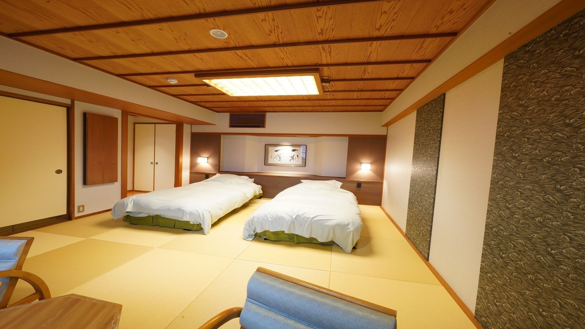 (nagitei) sea view japanese style twin-bed room, non smoking | 1 bedroom, in-room safe, free wifi, bed sheets