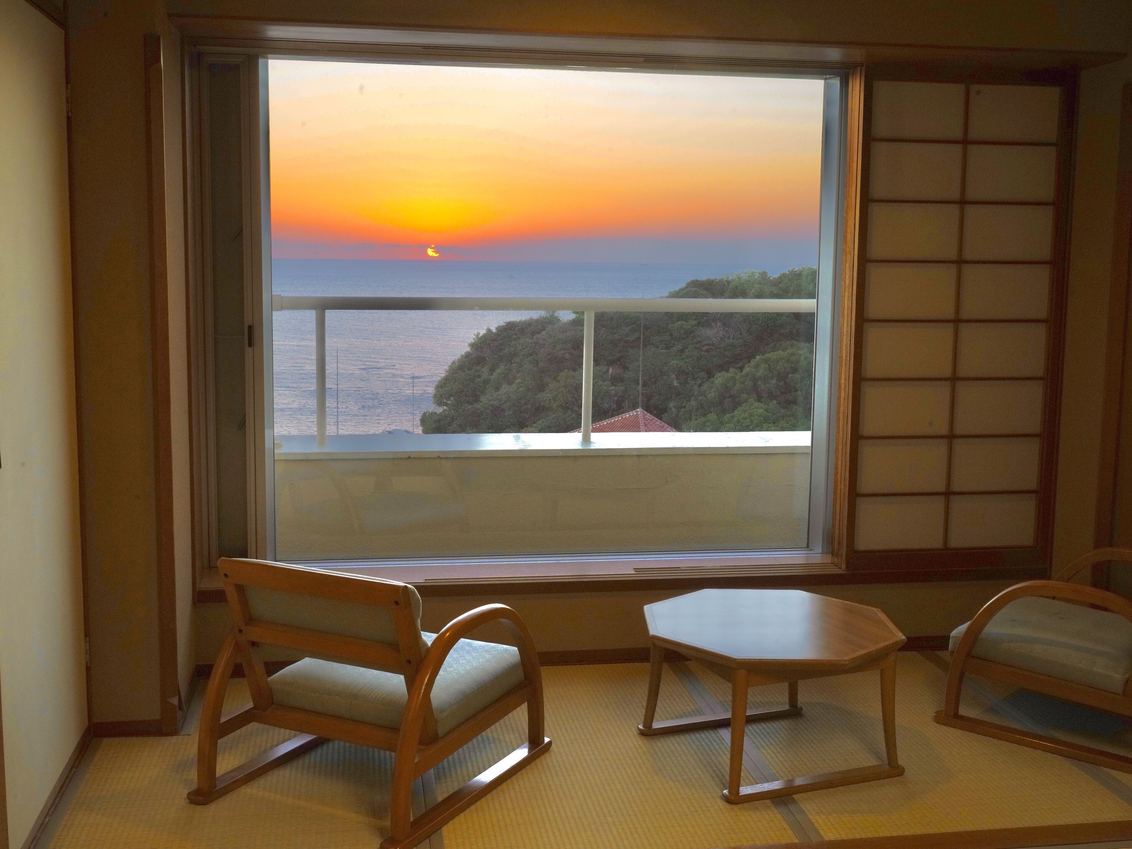 (nagitei) sea view pure japanese style room, non smoking | 1 bedroom, in-room safe, free wifi, bed sheets