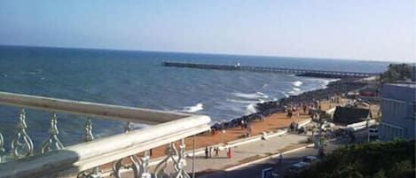 Blick von der Unterkunft