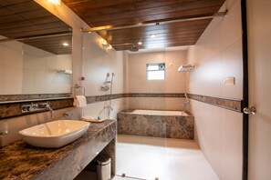 Free toiletries, hair dryer, towels