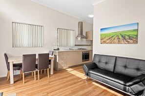Superior 2 Bedroom Cabin - Sleeps 5 | Living area | LCD TV