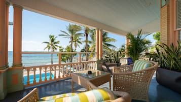 Mansion Room #201 - Ocean View with private balcony - Adults Only | Terrace/patio