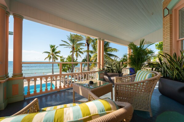 Mansion Room #201 - Ocean View with private balcony - Adults Only | Terrace/patio