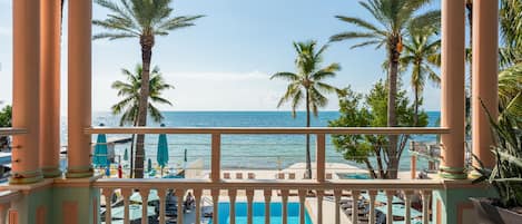 Mansion Room #201 - Ocean View with private balcony - Adults Only | Terrace/patio