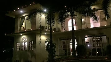 Front of property - evening/night