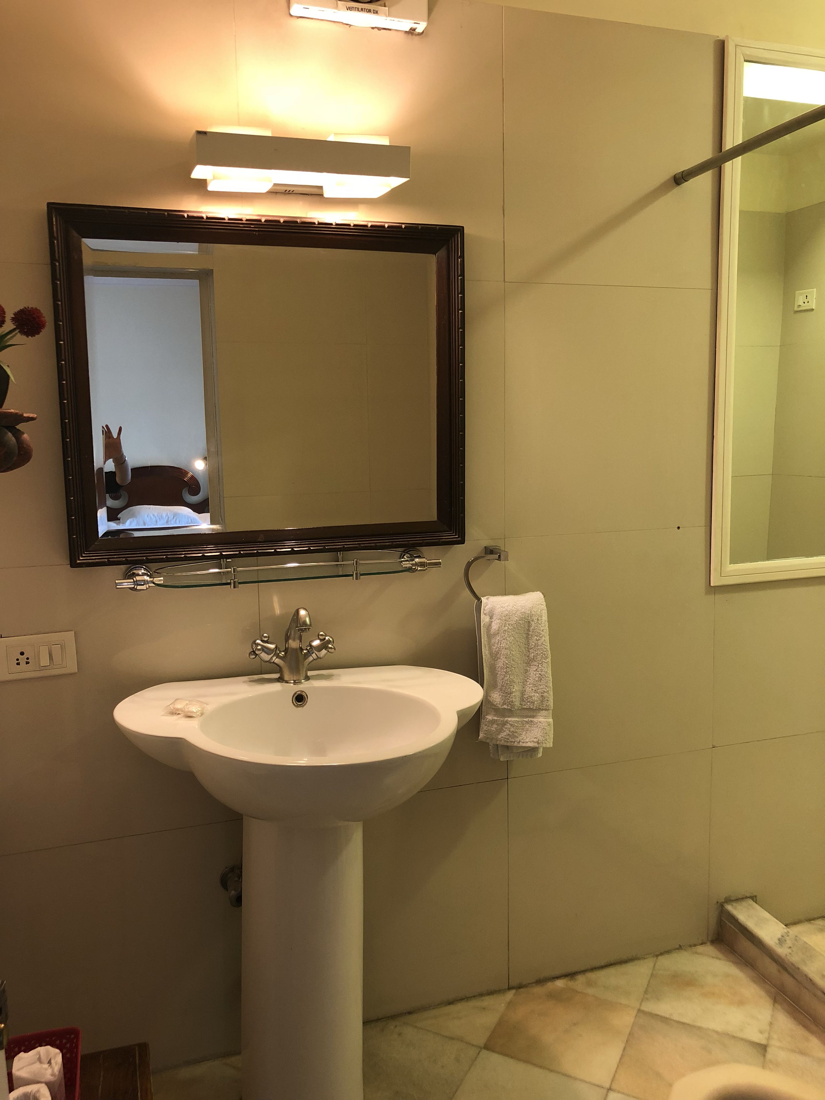 double or twin room | bathroom sink