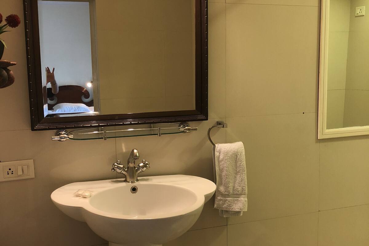 double or twin room | bathroom sink