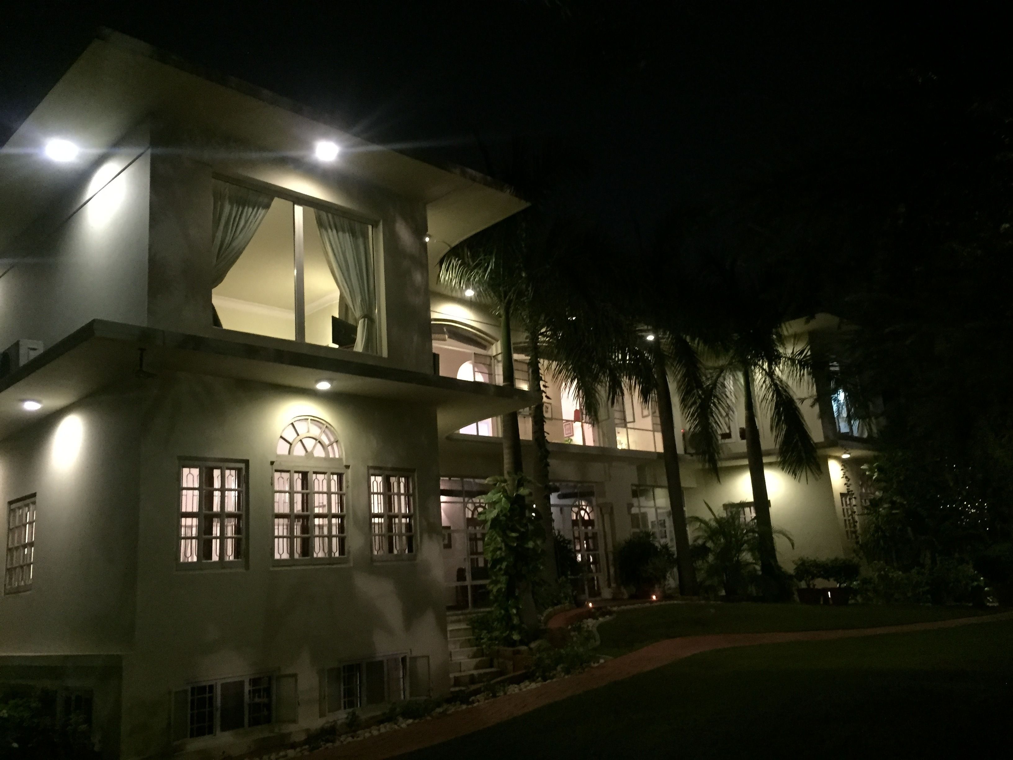 front of property – evening/night