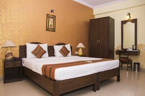 Ropa de cama de alta calidad y minibar