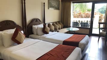 Deluxe Room with Pool & Garden view on Ground Floor | 1 bedroom, in-room safe, desk