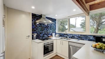 Two Bedroom Maasai Villa | Private kitchen | Full-sized fridge, microwave, oven, stovetop