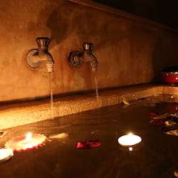 Idromassaggio all'aperto
