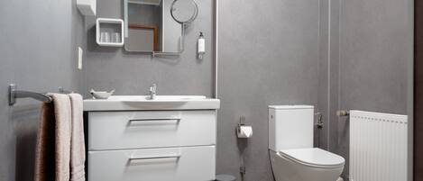 Regadera y secadora de cabello