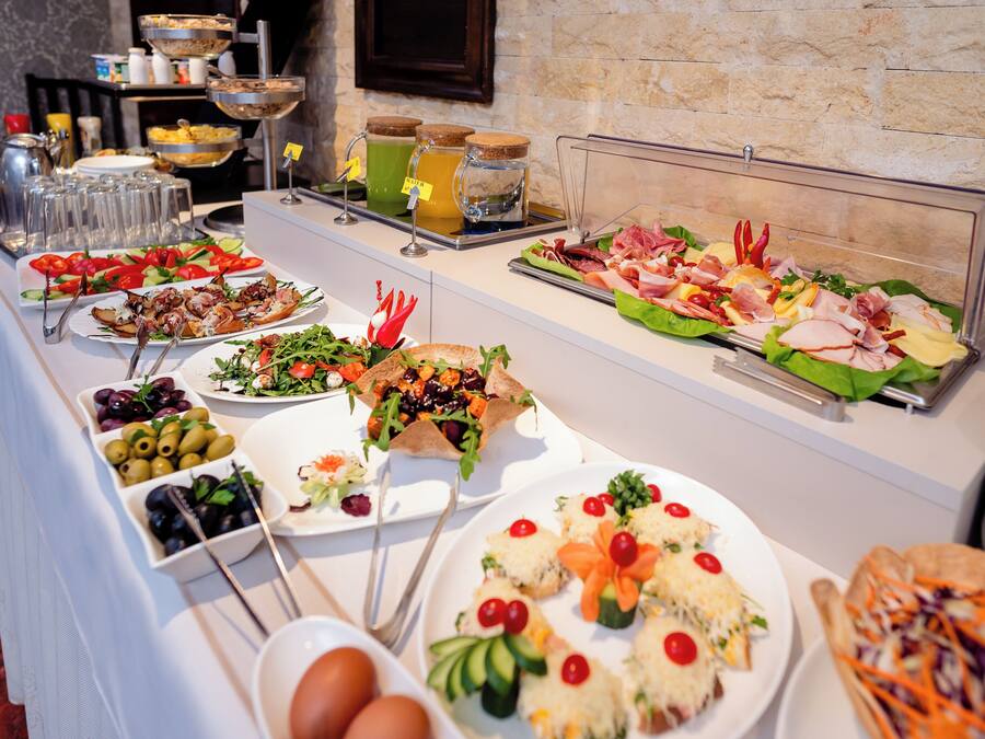 Frokostbuffé er inkludert hver dag