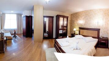Triple Room | Select Comfort beds, minibar, in-room safe, individually decorated