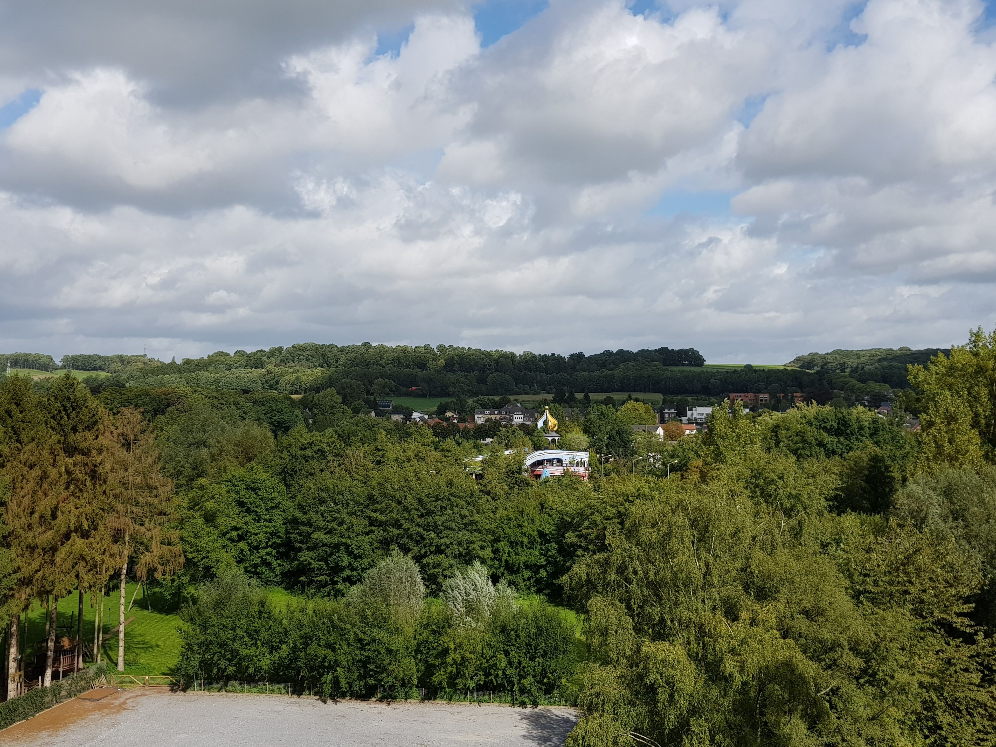 twin room, river view | property grounds