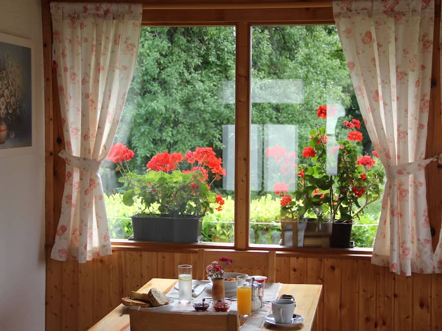 Daily cooked-to-order breakfast (EUR 8 per person)