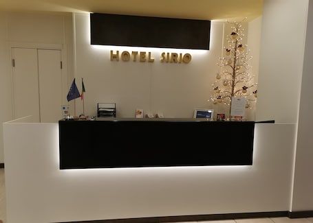 Reception. Hotel Residence Sirio