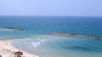 Vista a la playa o el mar