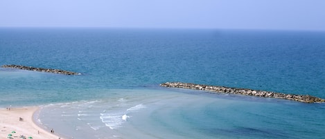 Vue sur la plage/l’océan