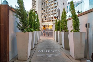 Entrada de la propiedad