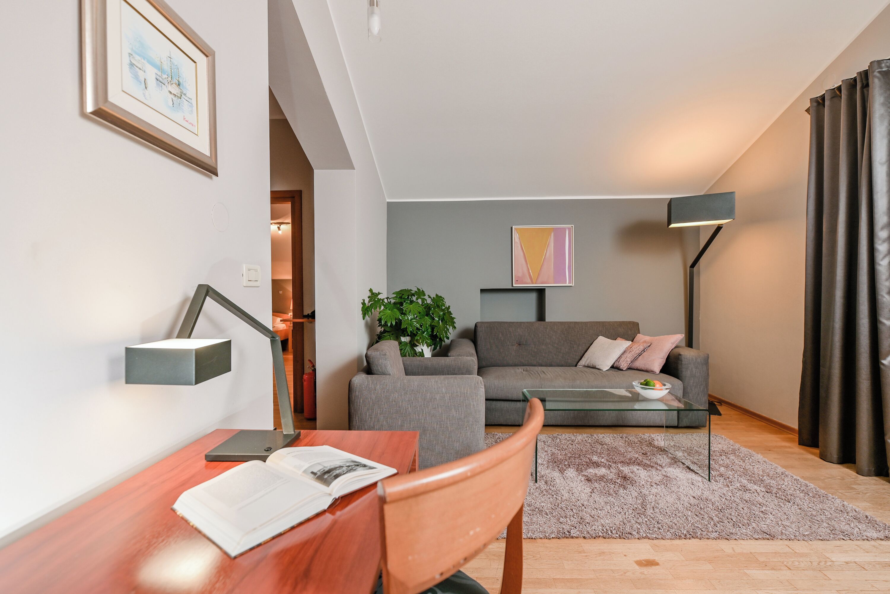 two-bedroom apartment (for 6 people) | living area