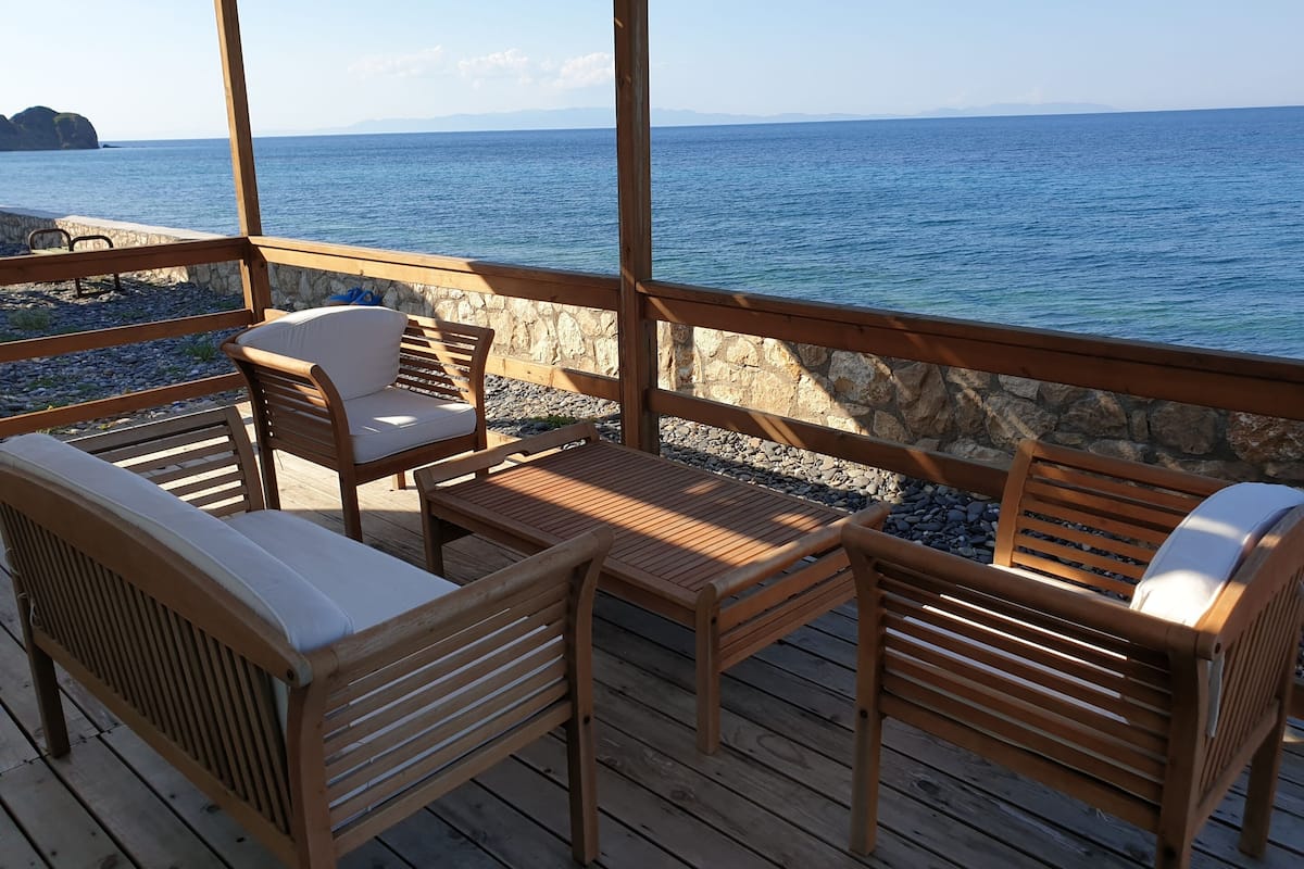 Mobile Panoramic-Unterkunft, 1 Schlafzimmer, Terrasse, Meerblick