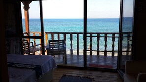 Bungalow – romantic, 1 soverom, sjøutsikt, ved strandkanten | Utsikt fra rommet