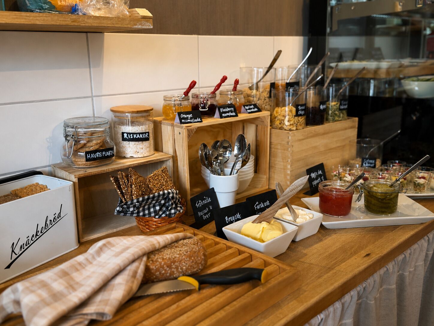 Tägliches inbegriffenes Frühstücksbuffet